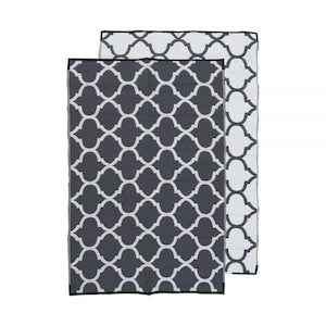 Recycled Plastic Mats: MOROCCAN Design Mat - 2.7m x 1.8m