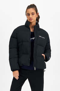 Sporting equipment: CHAMPION PUFFER JKT W CTN9N BLK