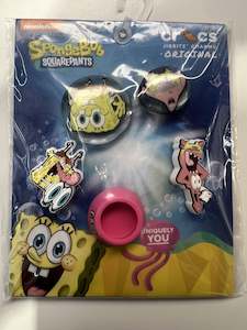 10013556 CROCS JIBBITZ SPONGE BOB