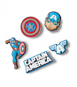 JIBBITZ CAPTAIN AMERICA 5 PK 10012726