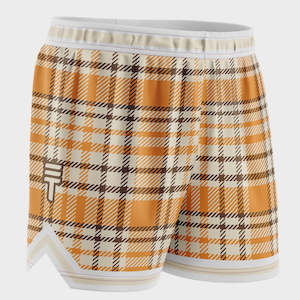 TT ADULTS SHORTS TARTAN YELL