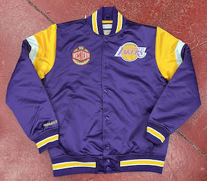 MNLL5516 LAKERS SATIN JACKET