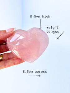 ROSE QUARTZ HEART