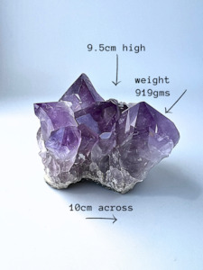 AMETHYST POINT CLUSTER