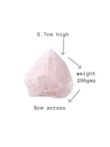 ROSE QUARTZ POINT