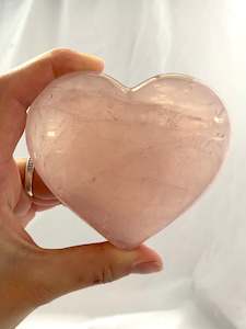 Candle: Rose Quartz Heart - Medium