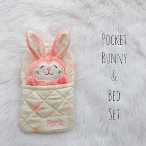 Pocket bunny and sleeping bag