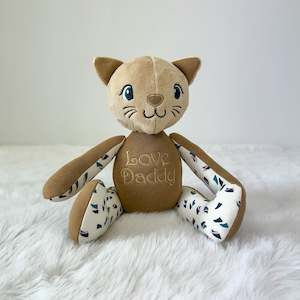 Memorial Items Birthday Bears: Memory Cat - small