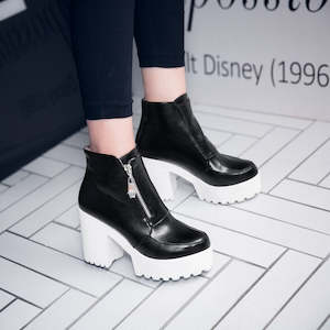 Platform Ankle Boots-Women