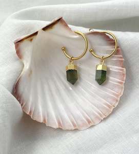 Peridot Gold Earrings