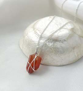 Fire Quartz Silver