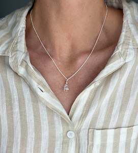 Gold Necklaces: Kunzite Silver