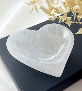 Selenite Heart Charging Bowl