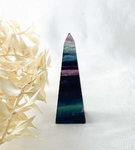 Rainbow Fluorite Obelisk