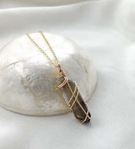 Smokey Quartz Gold