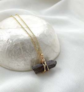 Smokey Quartz Gold