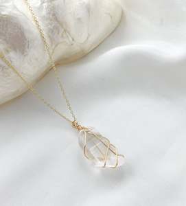 Clear Quartz Gold