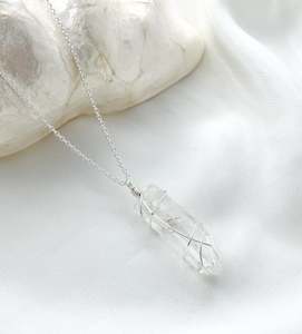 Clear Quartz Silver