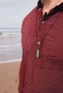 Green Aventurine Point Necklace