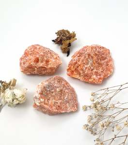 Rough Crystals: Orange Calcite Rough