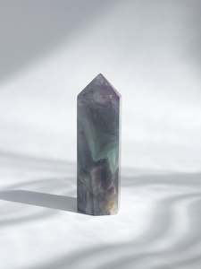 Rainbow Fluorite Point