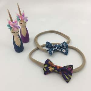 Fabric bow headband- custom