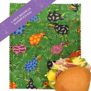 Rainbow Kiwis - large sandwich bag