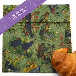 Birds of Aotearoa - large sandwich bag