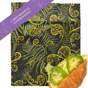 Koru Fronds - large sandwich bag