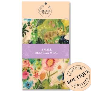 Bag or sack manufacturing - textile: Take A Walk On The Wild Side -  small beeswax wrap