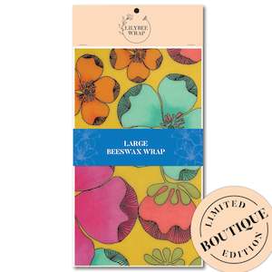 Bag or sack manufacturing - textile: Sunshine Bouquet - large beeswax wrap