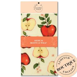 Bag or sack manufacturing - textile: Apple Harvest - medium beeswax wrap