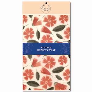 Pohutukawa Showers - Platter Beeswax Wrap