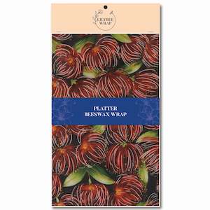 Pohutukawa Perfect - Platter Beeswax Wrap