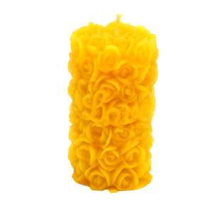 Bag or sack manufacturing - textile: Roses Everywhere beeswax candle