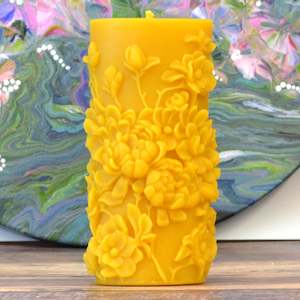 Magnolia Spring Beeswax Candle