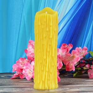 Drip Pillar Beeswax Candle