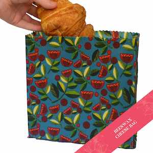 Pohutukawa Blue - beeswax wrap core collection