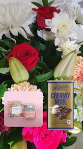 Mega Bouquet/Chocolate Block/Handcream