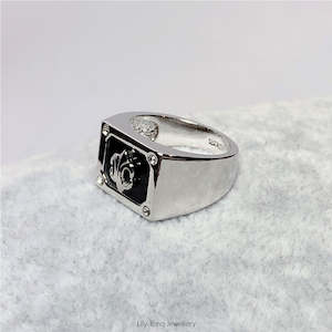 Rings: White Gold Plated Ring #WGP3