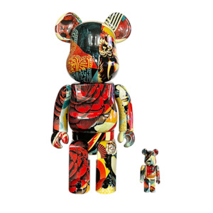 BE@RBRICK - Shepard Fairey (Obey) Signed 400%