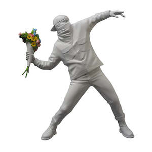 BANKSY - Flower Bomber Sculpture