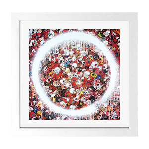 Takashi Murakami - Enso Memento Mori Red