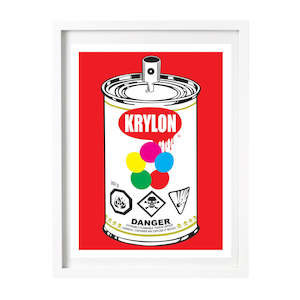 Denial - Krylon Soup Pop Can | Red