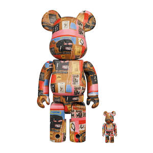 BE@RBRICK - Andy Warhol x Basquiat #2 400%