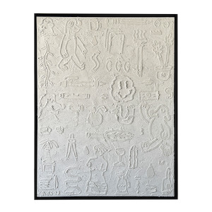 Andrew J Steel - Bas Relief Hieroglyphics | Monochrome