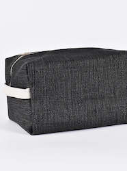 Linen Cosmetic Bag