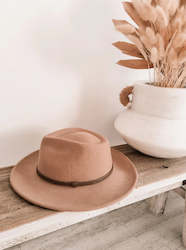 Womenswear: Wool Hat Panama With Stitched Rim