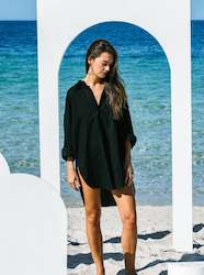 Womenswear: Hobo and Hatch Oversized Shirt Black