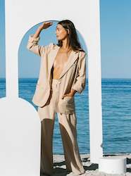 Hobo and Hatch Oversized Blazer Sand